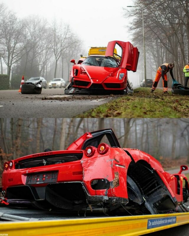 Crash Ferrari Enzo