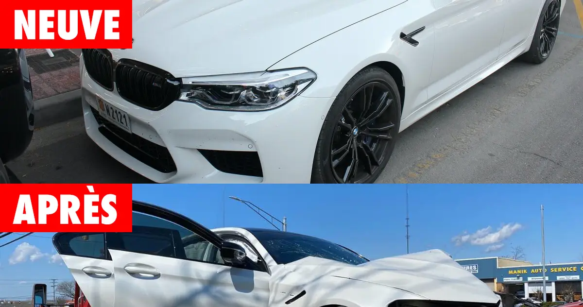 Il encastre sa nouvelle BMW M5 seulement 11 kms après la sortie de la concession !