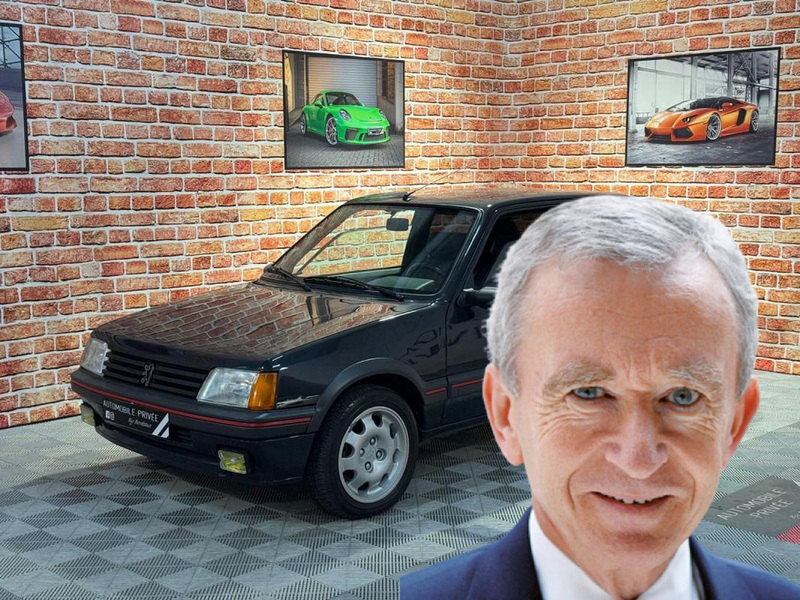 La Peugeot 205 GTI blindée de Bernard Arnault est à vendre