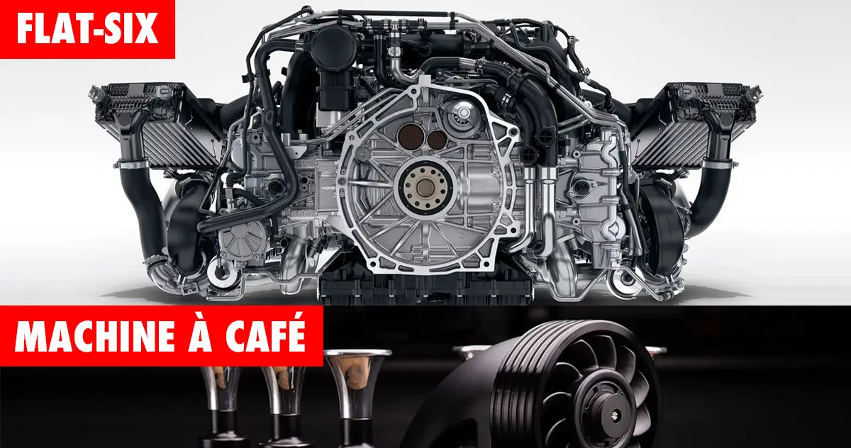 Super Veloce RS Black Edition : une machine à espresso en forme de flat-six de Porsche 911